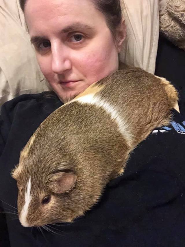 Augustus with Auntie Dawn