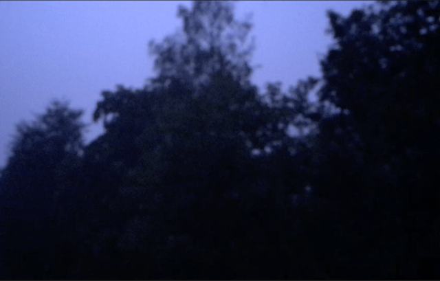 Night storm thunder lightning wind rain